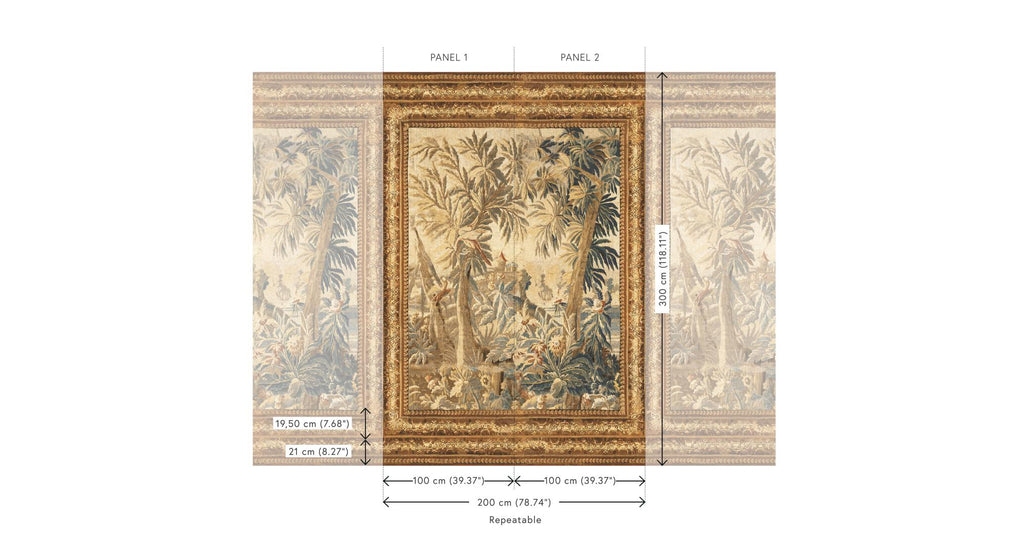 Floraison Antique Gold - Les Tapisseries