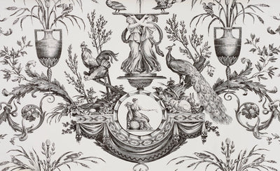Fontaine et animaux Noir/Blanc - Les Dessins 4