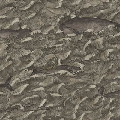 Melville Charcoal & Metallic Silver