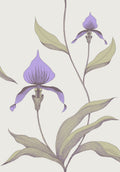 Orchid Lilac & Old Olive on Eau du Nil