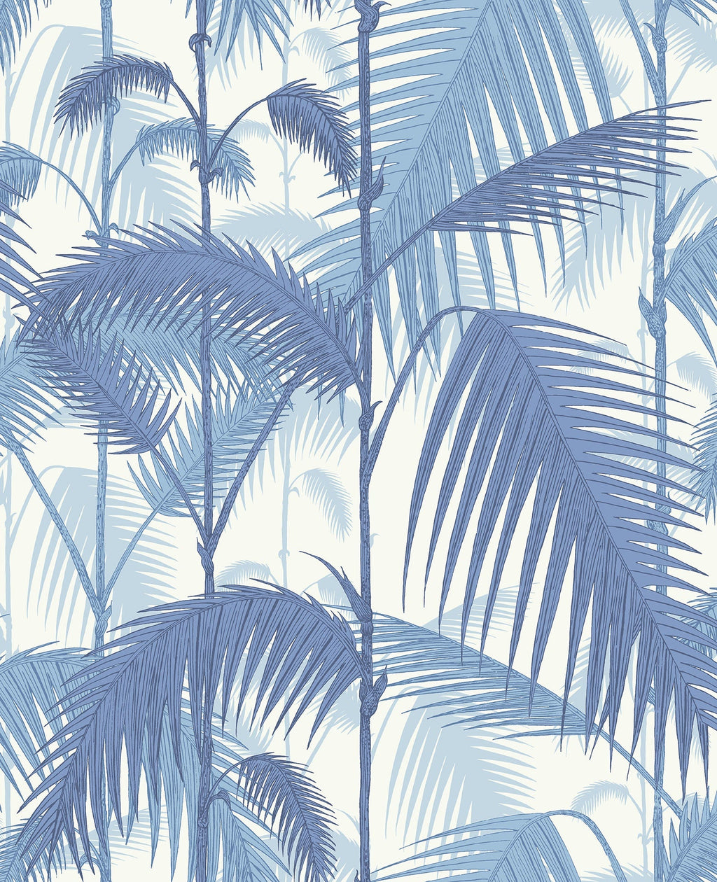Palm Jungle Hyacinth on White