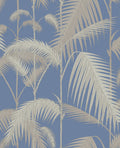 Palm Jungle Metallic Silver & Linen on Hyacinth