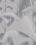 Palm Jungle Heath Grey on Metallic Silver