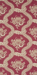 Wallpaper les paniers fleuris Rose Ancien - Dessins Signatures
