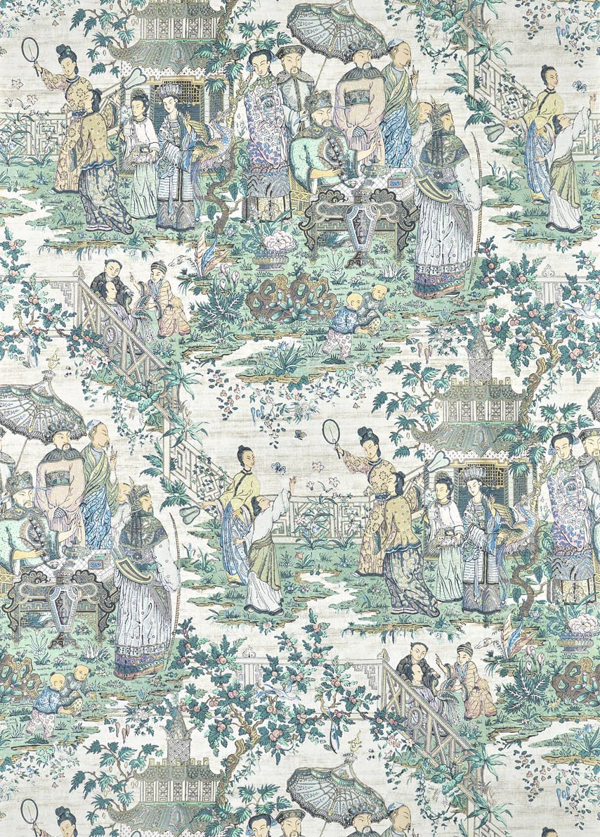 Les eventails Indigo - Soleil Levant