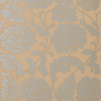 HATHAWAY - Silver on Taupe