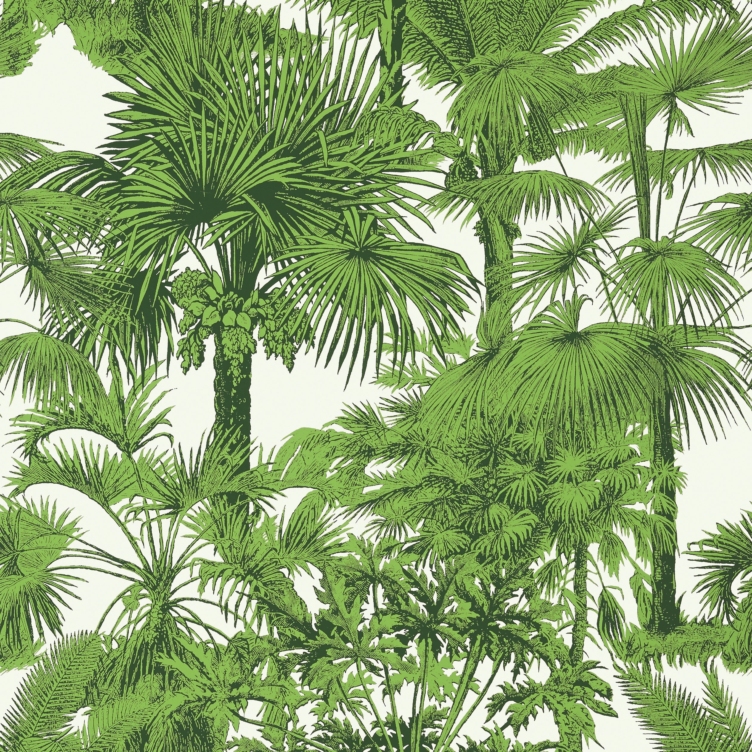 PALM BOTANICAL - Emerald Green