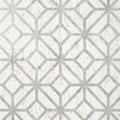 MAMORA TRELLIS CORK - White on Silver