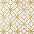 MAMORA TRELLIS CORK - White on Metallic Gold