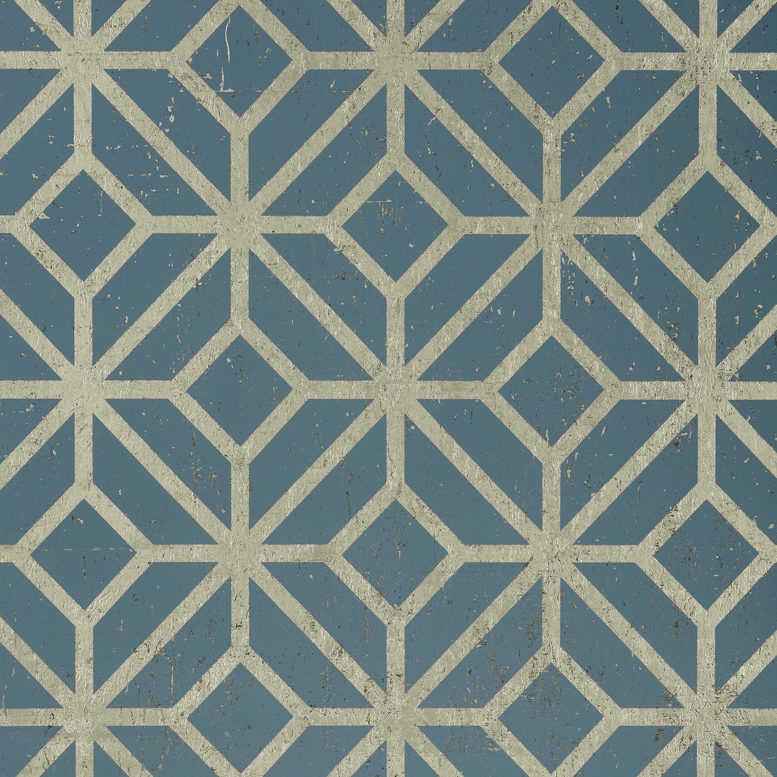 MAMORA TRELLIS CORK - Mineral on Metallic Pewter