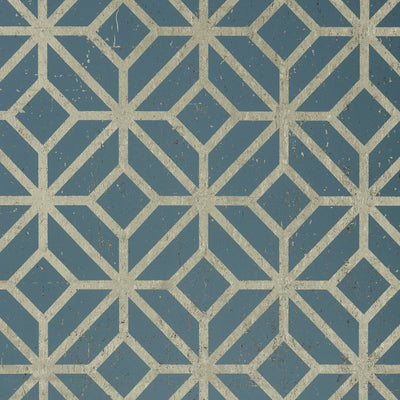 MAMORA TRELLIS CORK - Mineral on Metallic Pewter