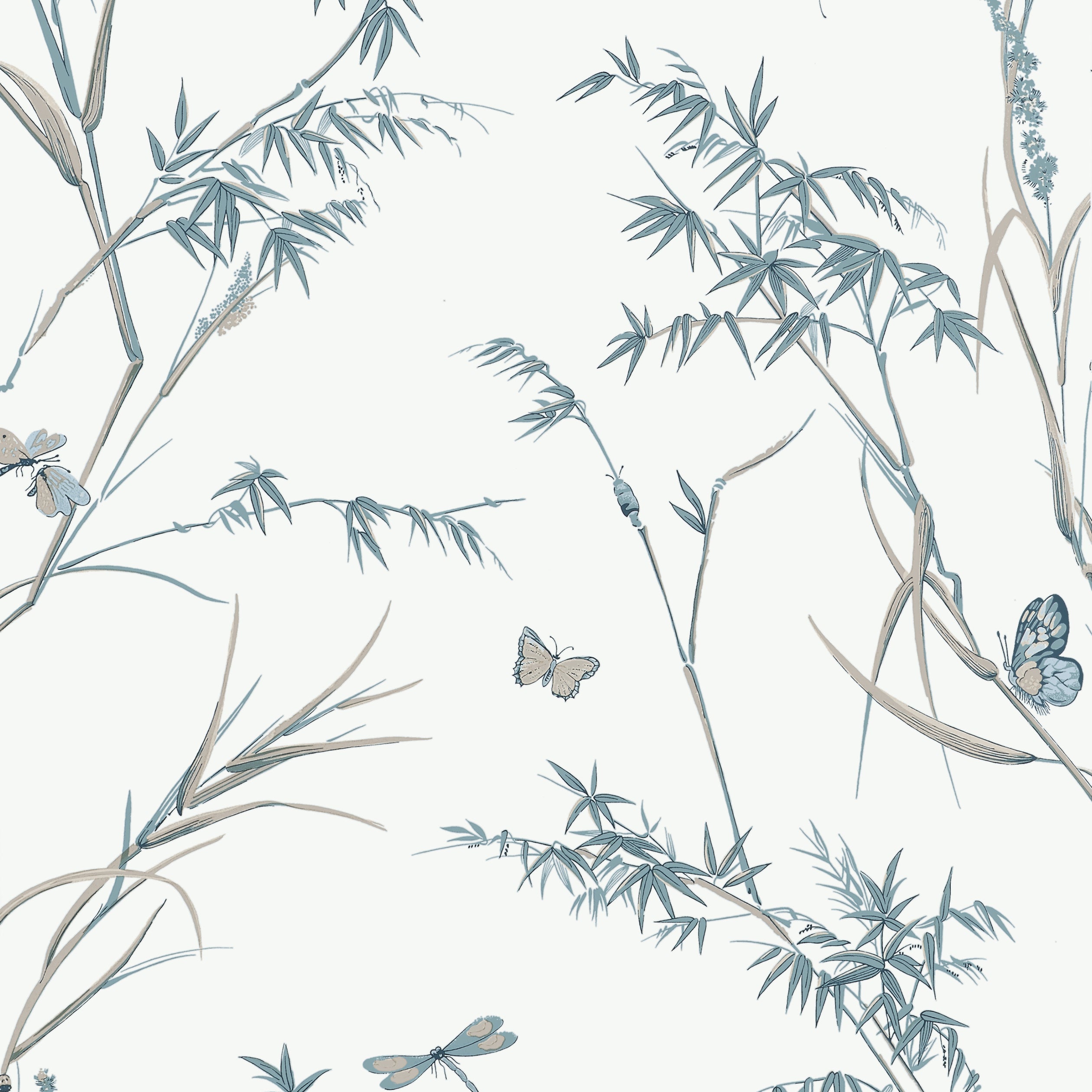 VIRGINIA - Cream and Aqua