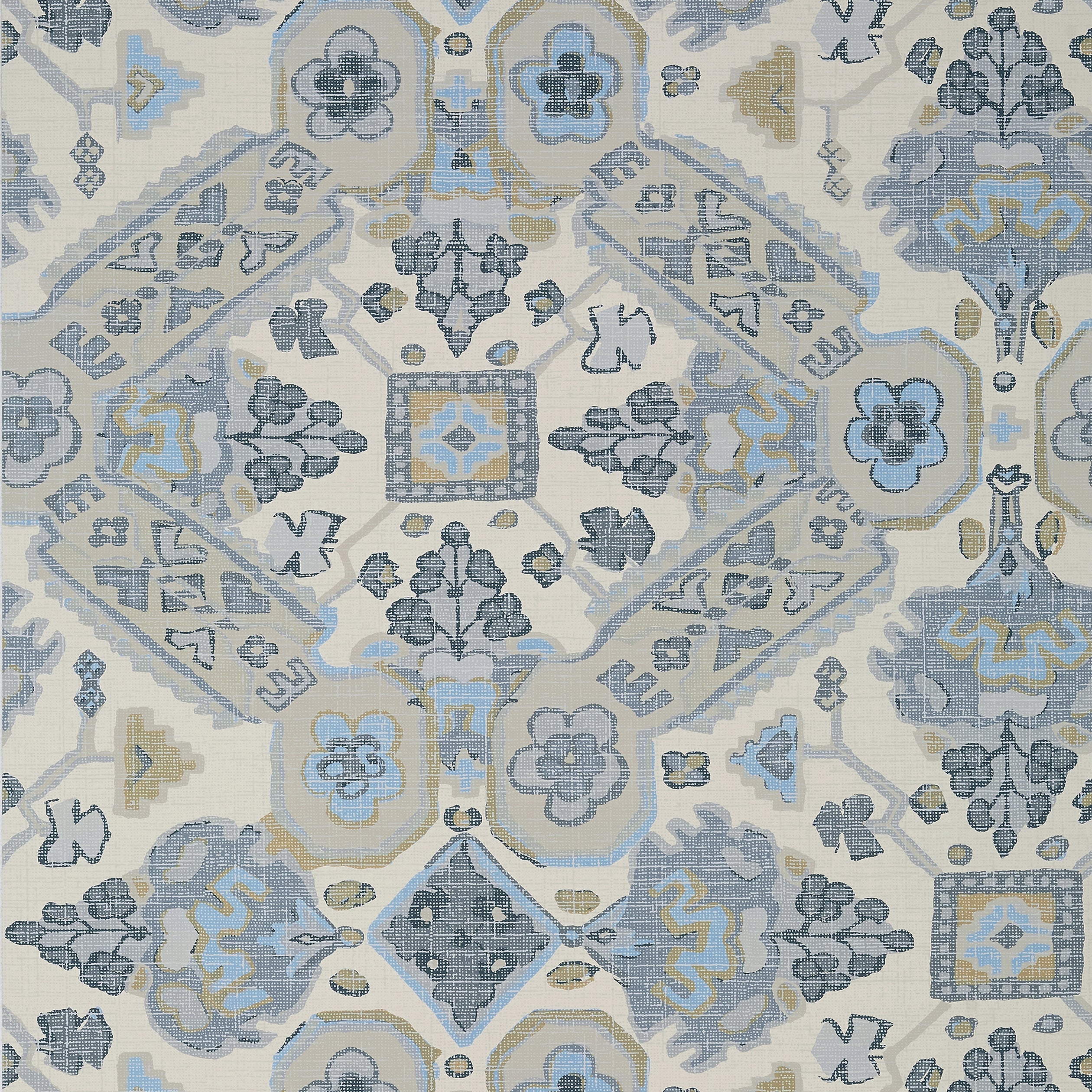 PERSIAN CARPET - Grey and Beige