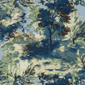 LINCOLN TOILE - Navy and Teal