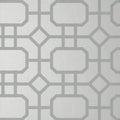 PORTIER FLOCK - Grey on Silver
