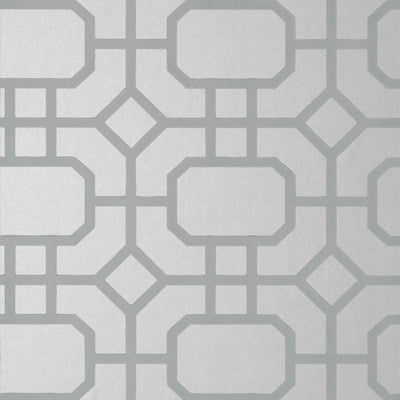 PORTIER FLOCK - Grey on Silver