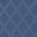 BRAD - Silver on Navy