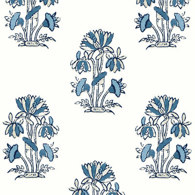 LILY FLOWER - Blue and White