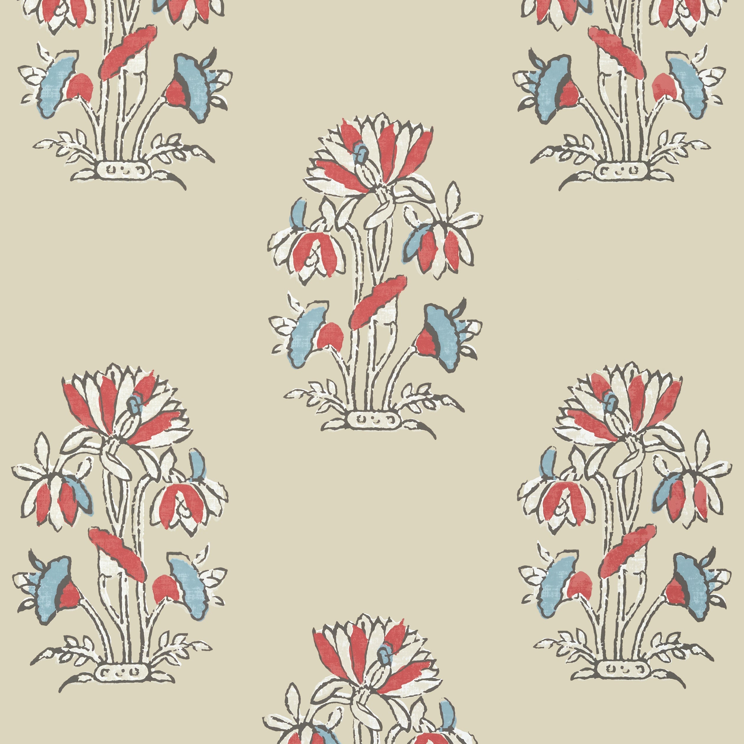 LILY FLOWER - Beige and Sunbaked