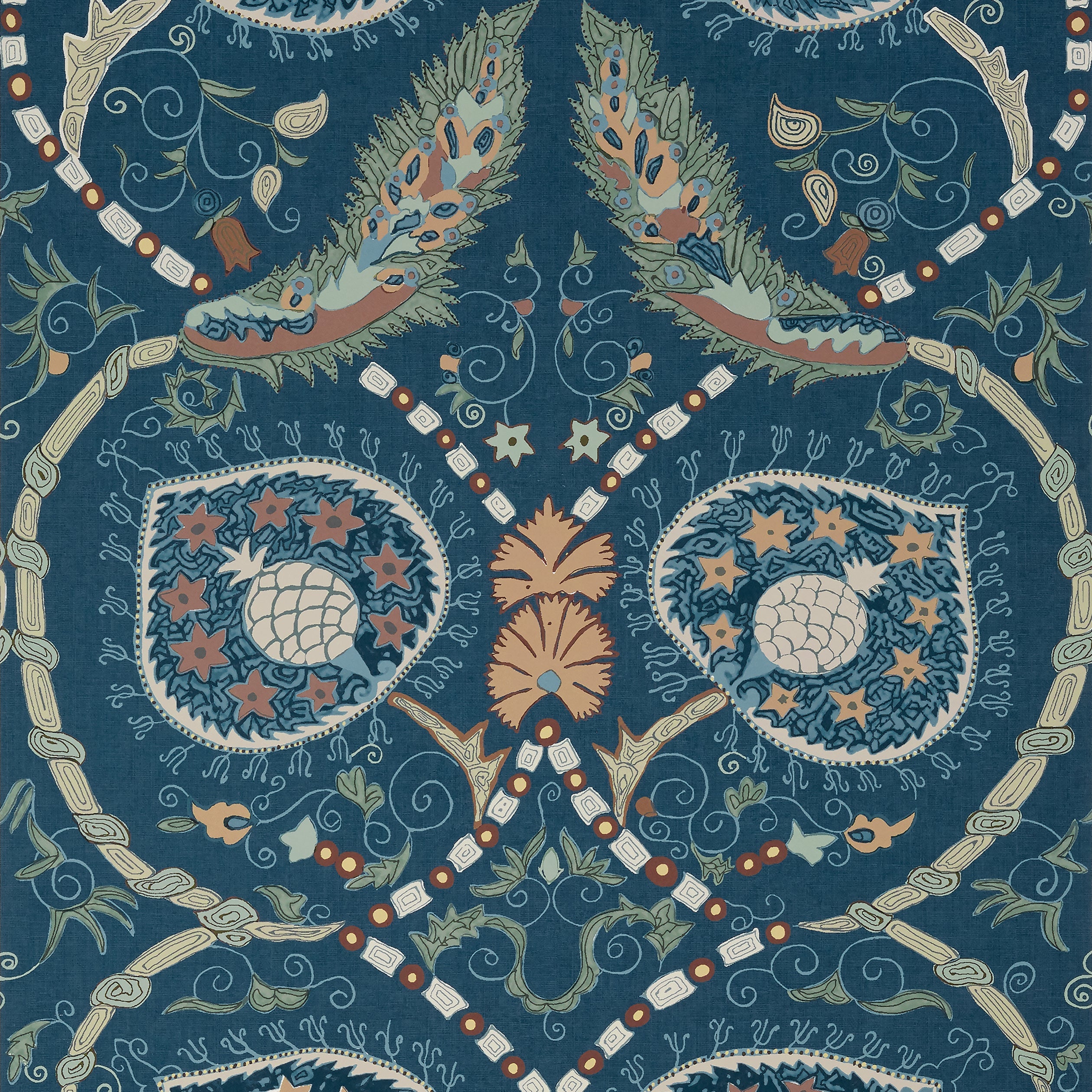 LEWIS - Navy and Teal