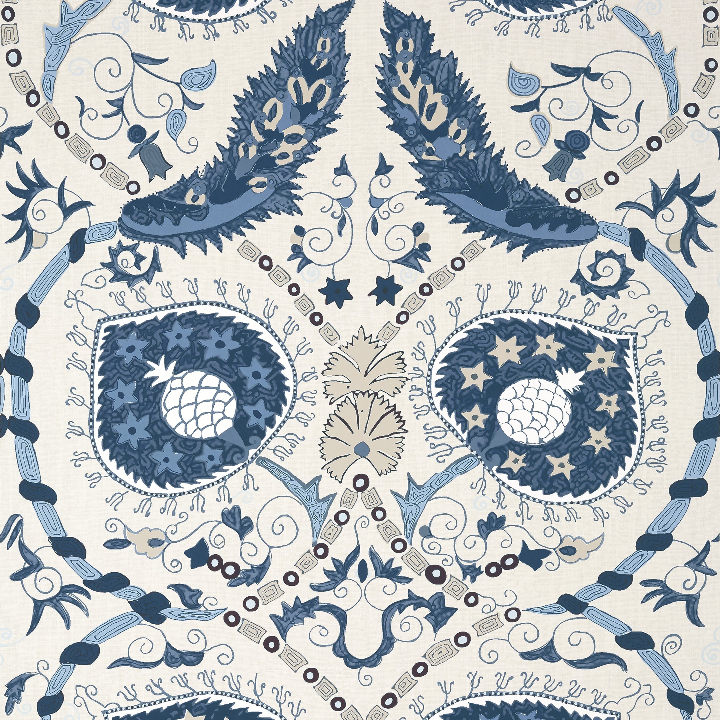 LEWIS - Blue and Beige