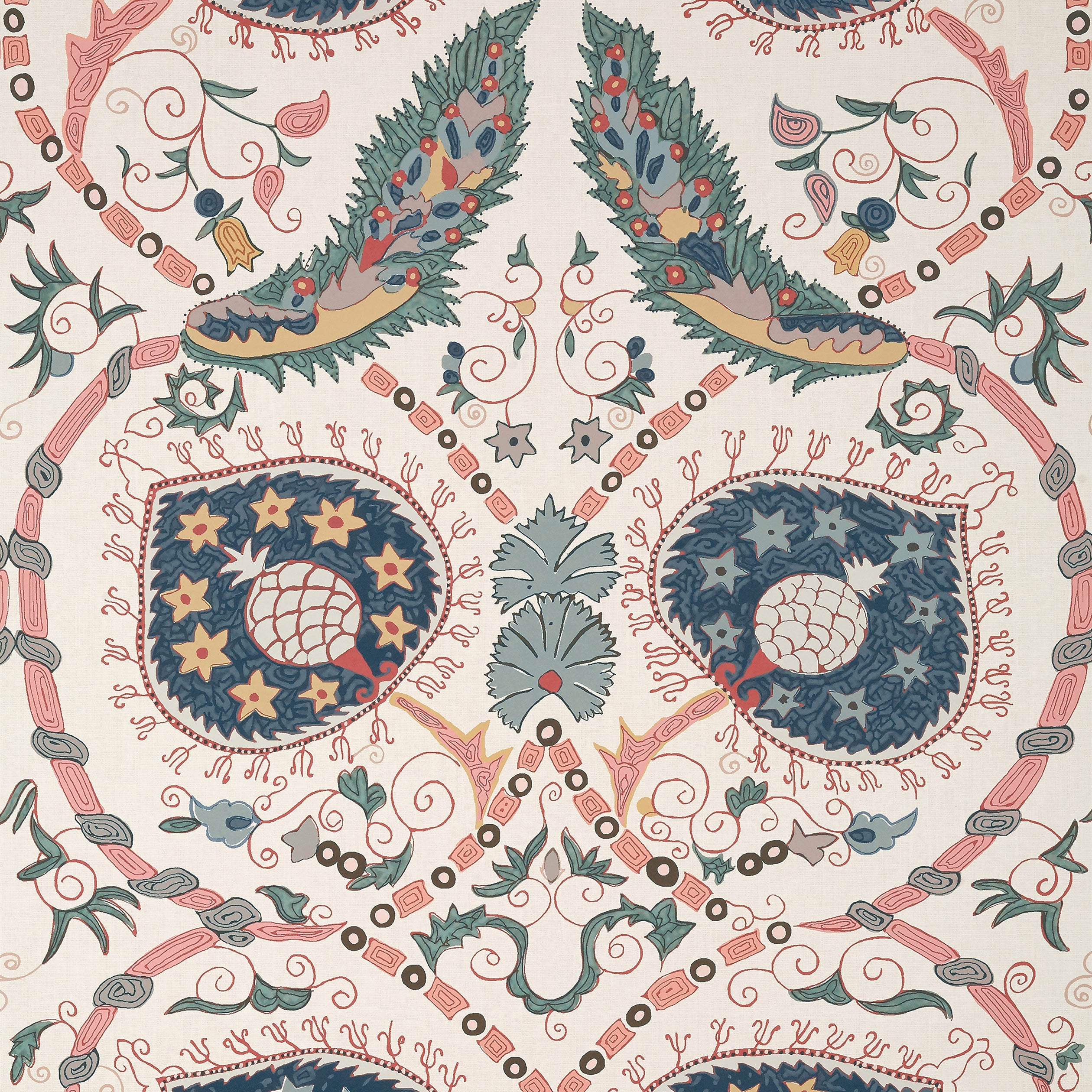 LEWIS - Coral and Blue