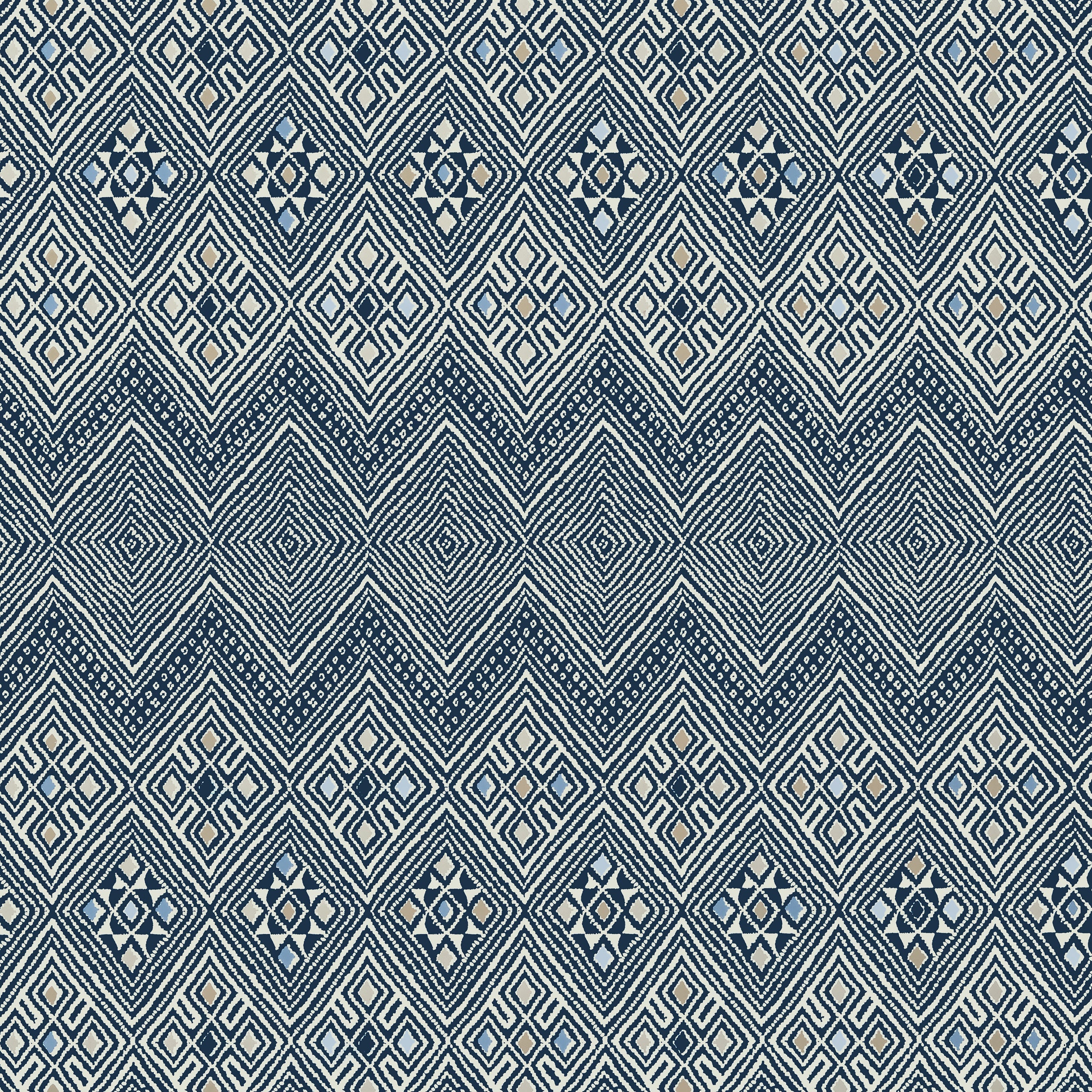 HIGH PLAINS - Navy and White