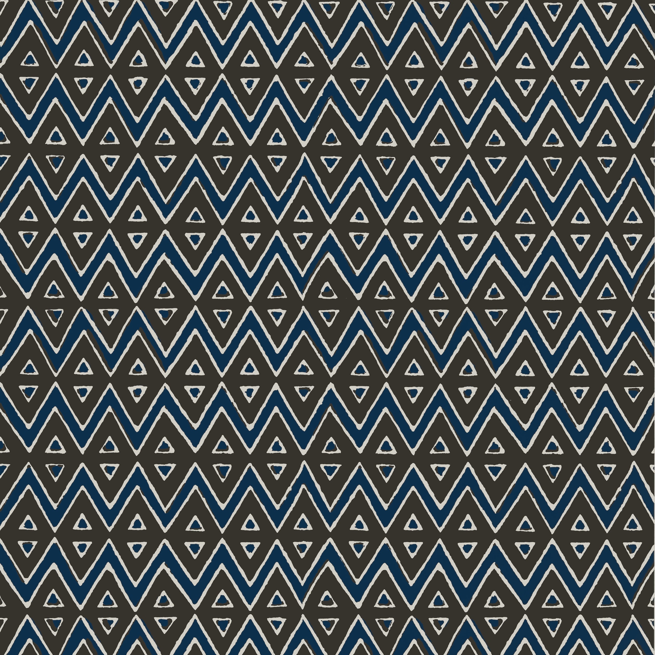 TIBURON - Brown and Navy