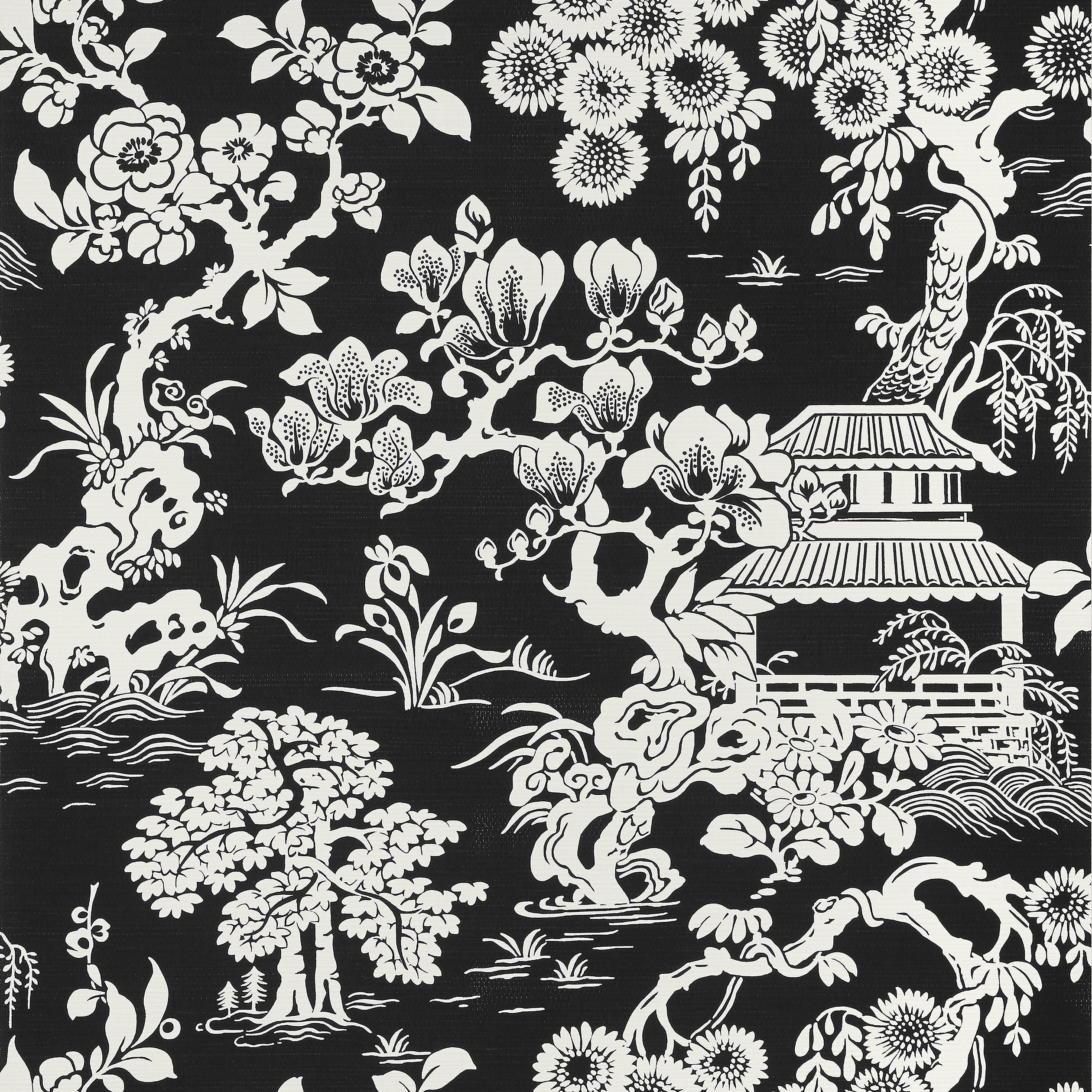 JAPANESE GARDEN - Black
