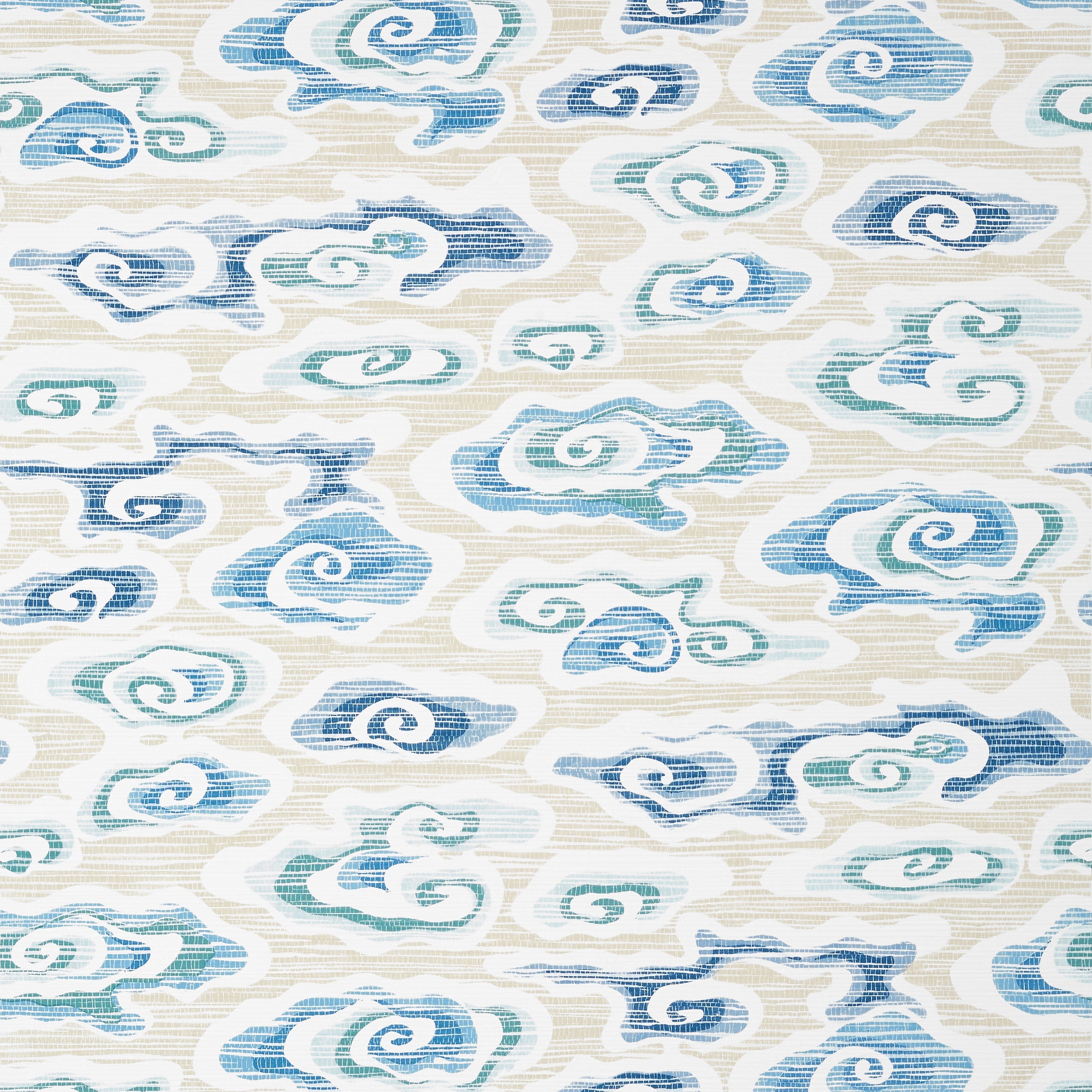 CLEAR CLOUDS - Beige and Blue