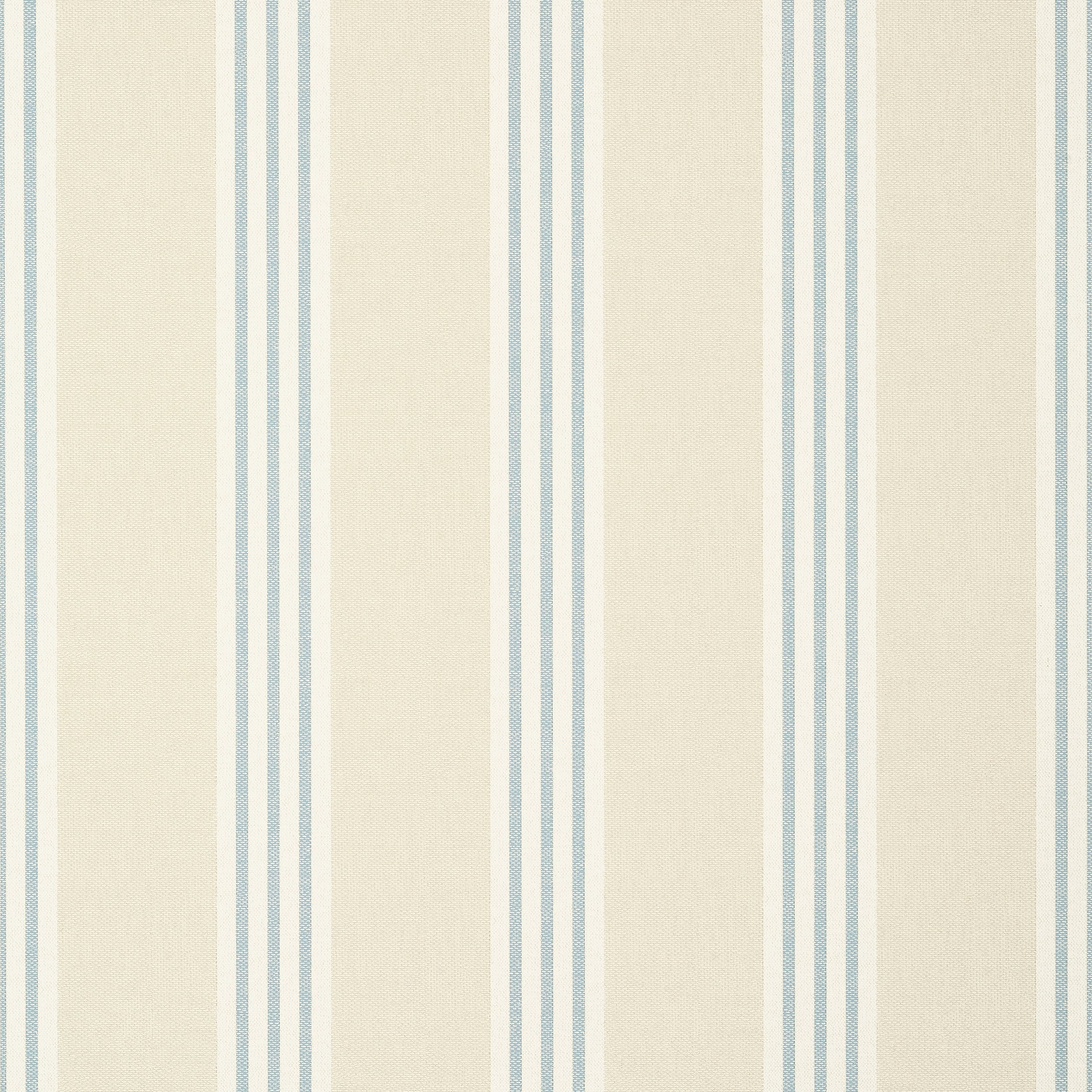 CANVAS STRIPE - Spa Blue and Beige