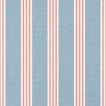 CANVAS STRIPE - Blue and Coral