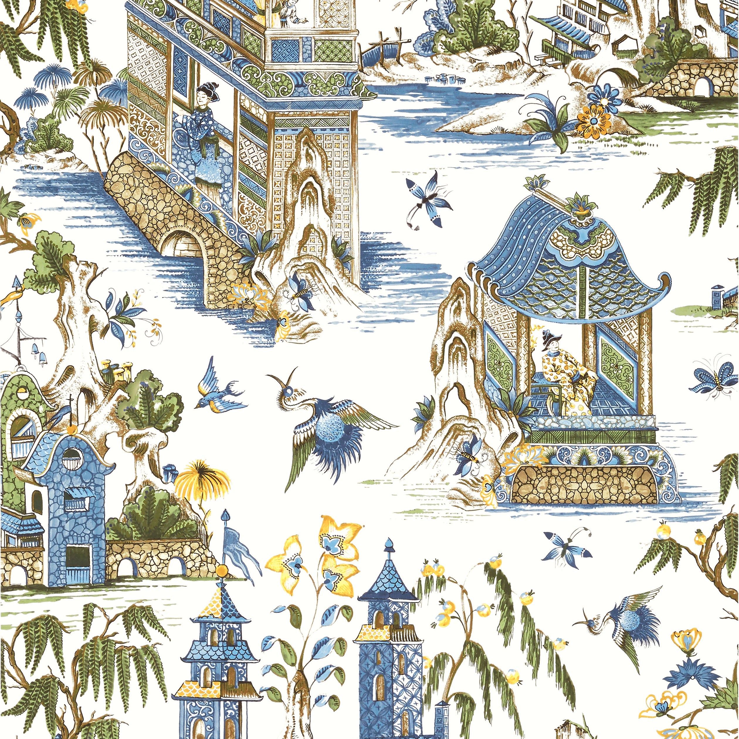 GRAND PALACE - Blue and Green