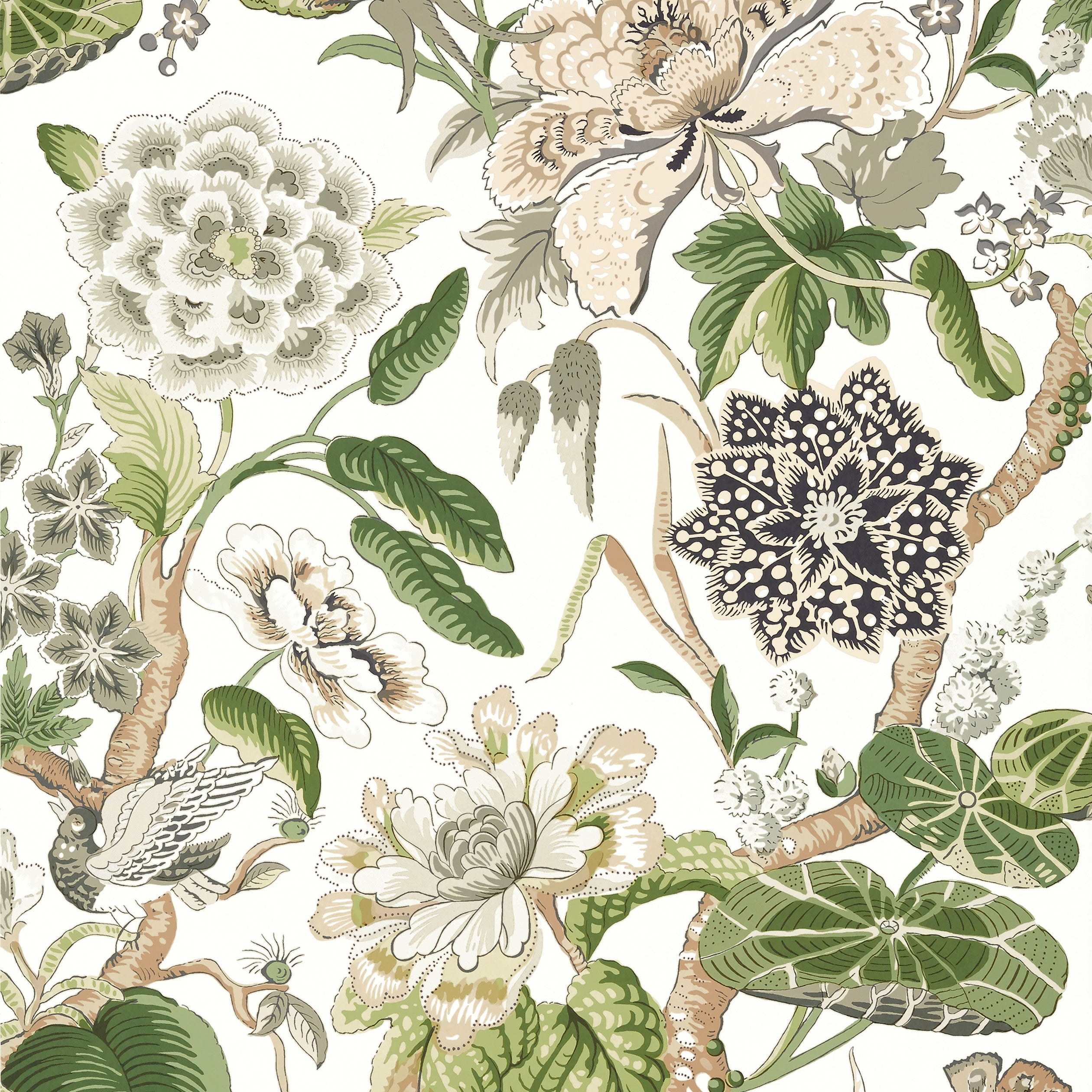 HILL GARDEN - White and Green