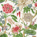 HILL GARDEN - Coral and Green