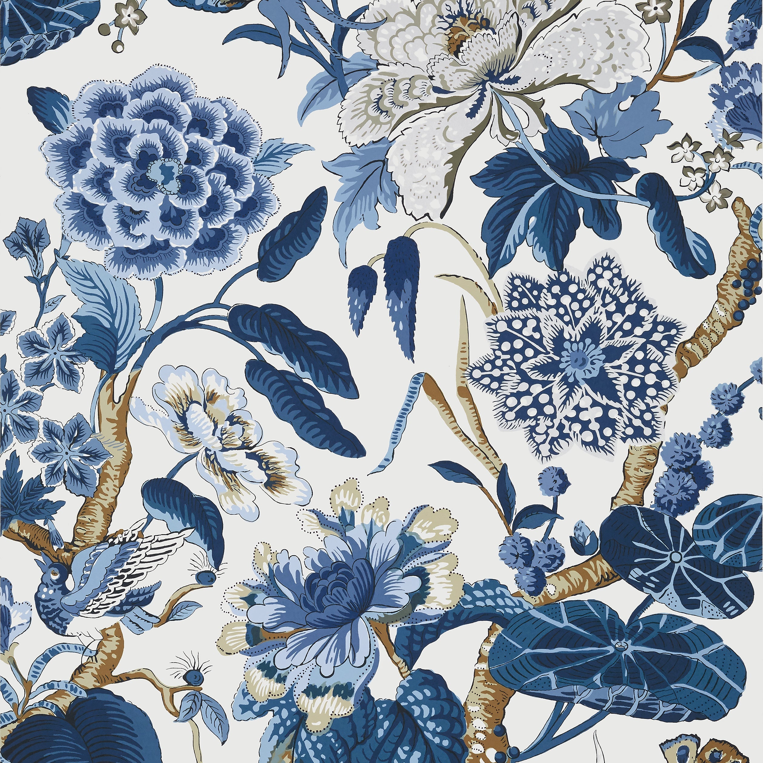 HILL GARDEN - Blue and White