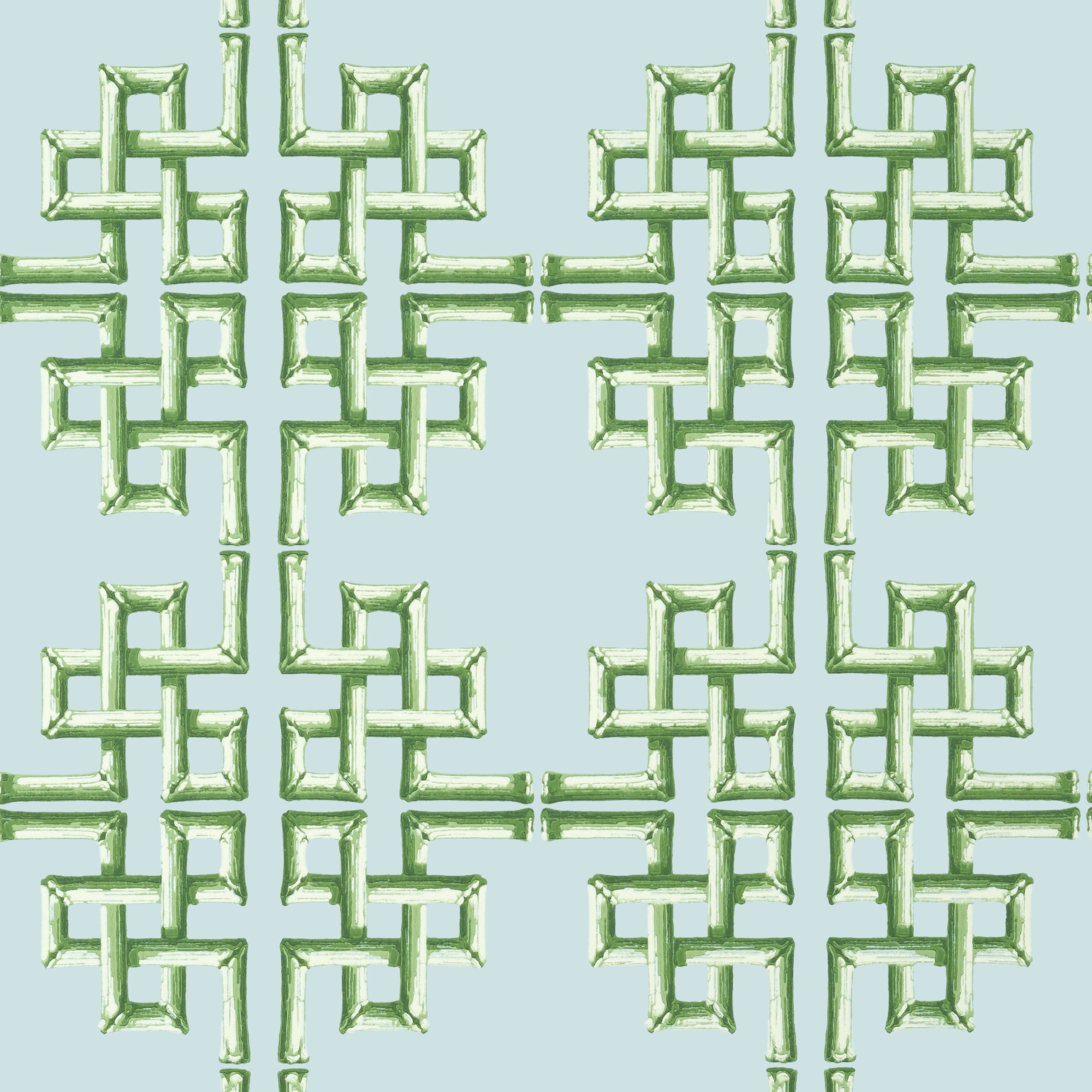 BOCA BAMBOO - Green and Blue