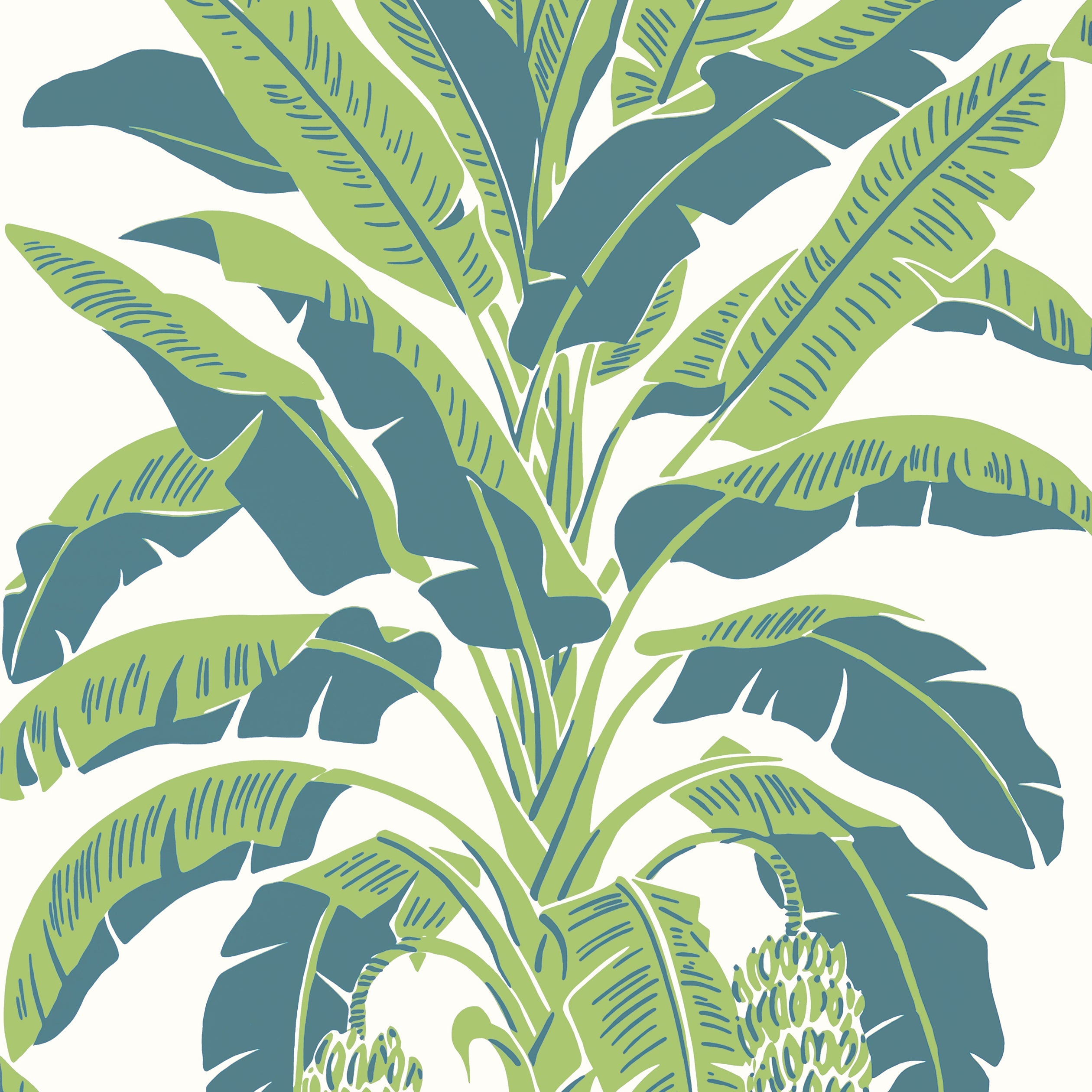 BANANA TREE - Green and Blue