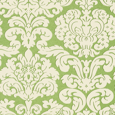 TRELAWNY DAMASK - Green