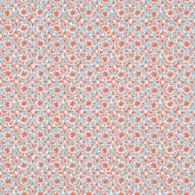 SAND DOLLAR - Coral and Blue