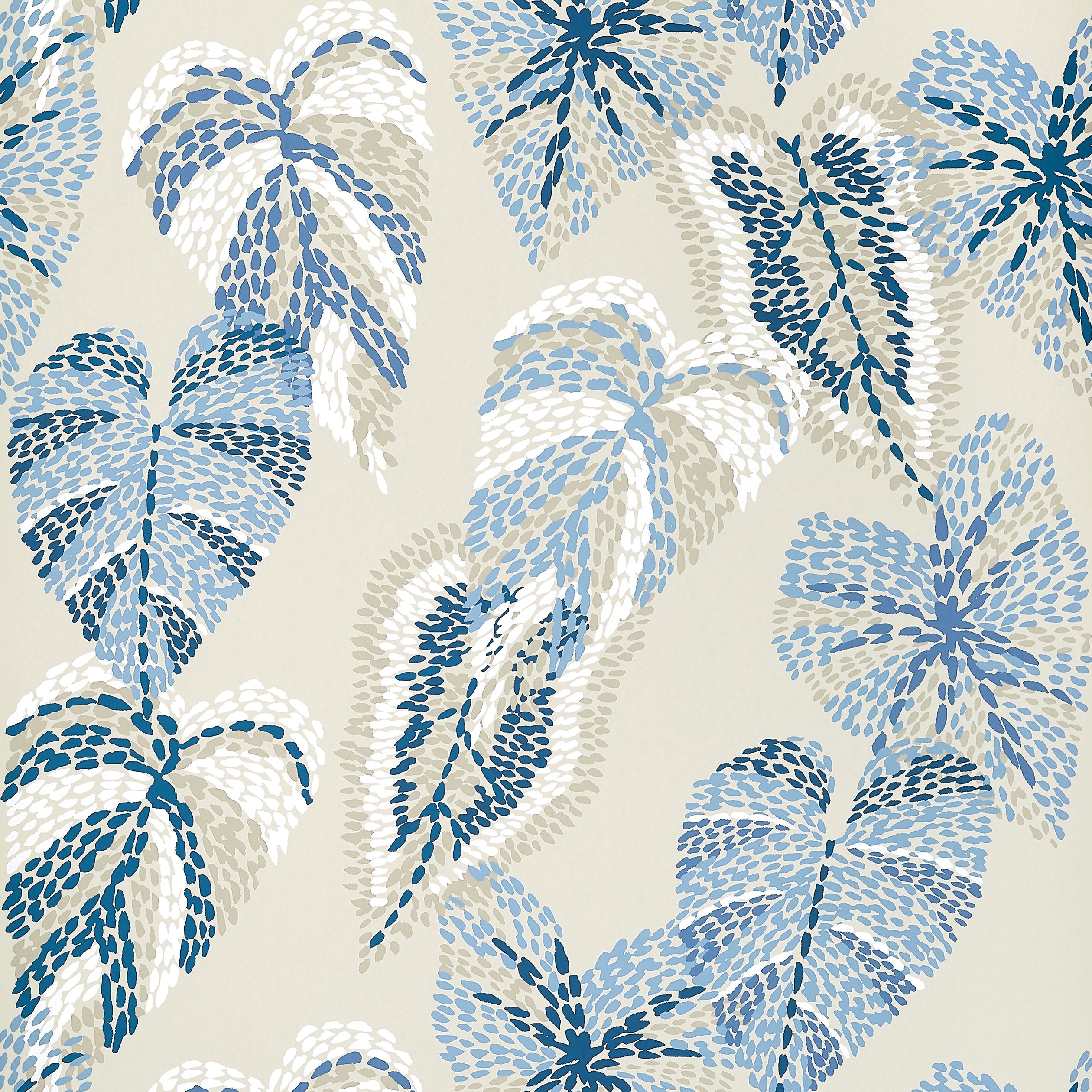 DELILA - Blue and Beige