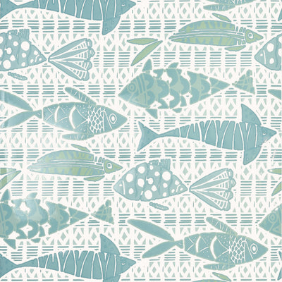 BATIK FISH - Spa Blue