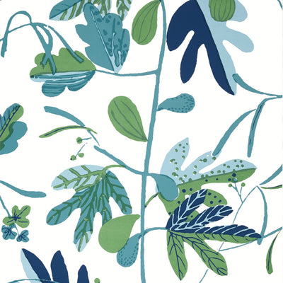MATISSE LEAF - Green and Blue
