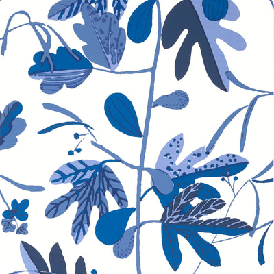 MATISSE LEAF - Blue and White