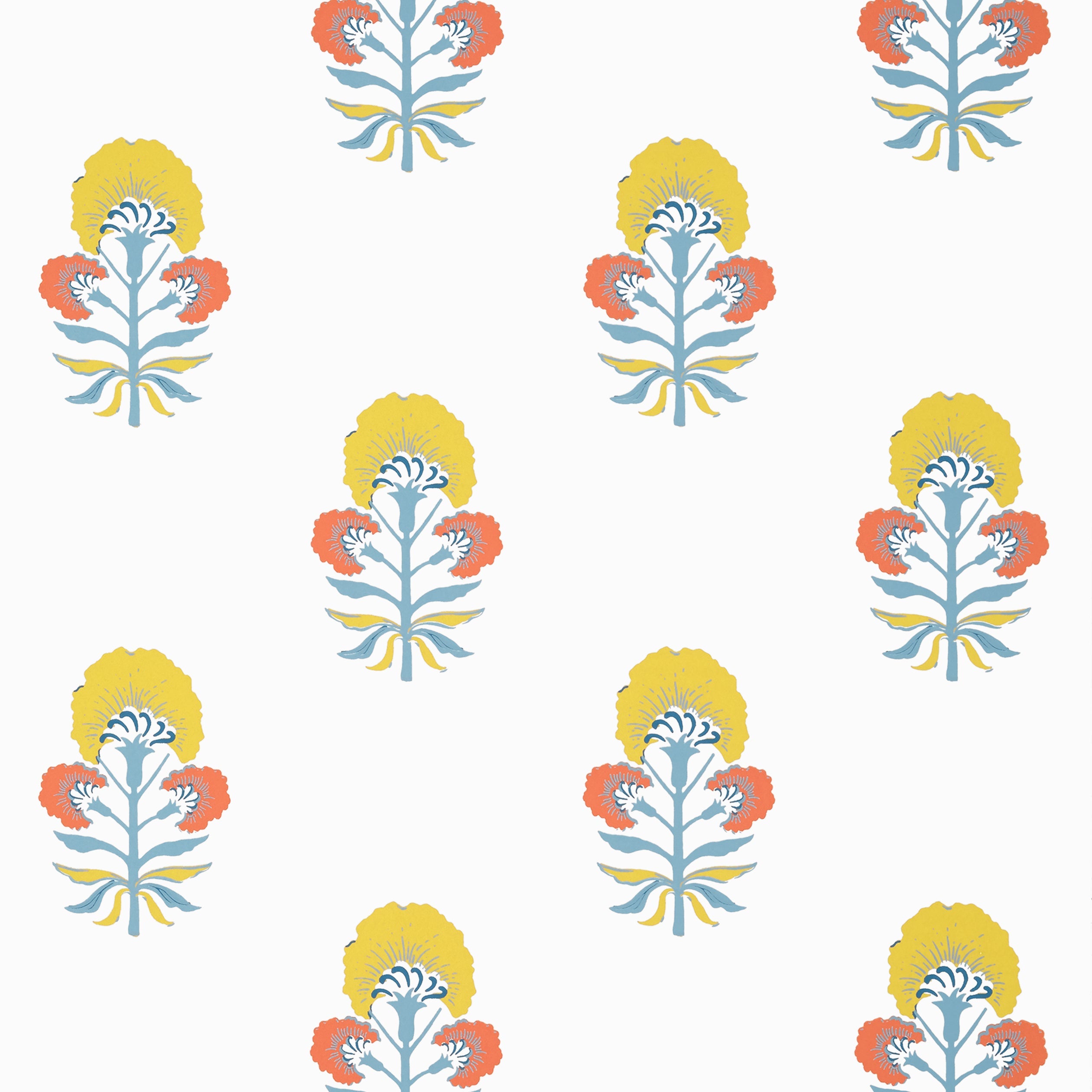 TYBEE BUD - Coral and Yellow