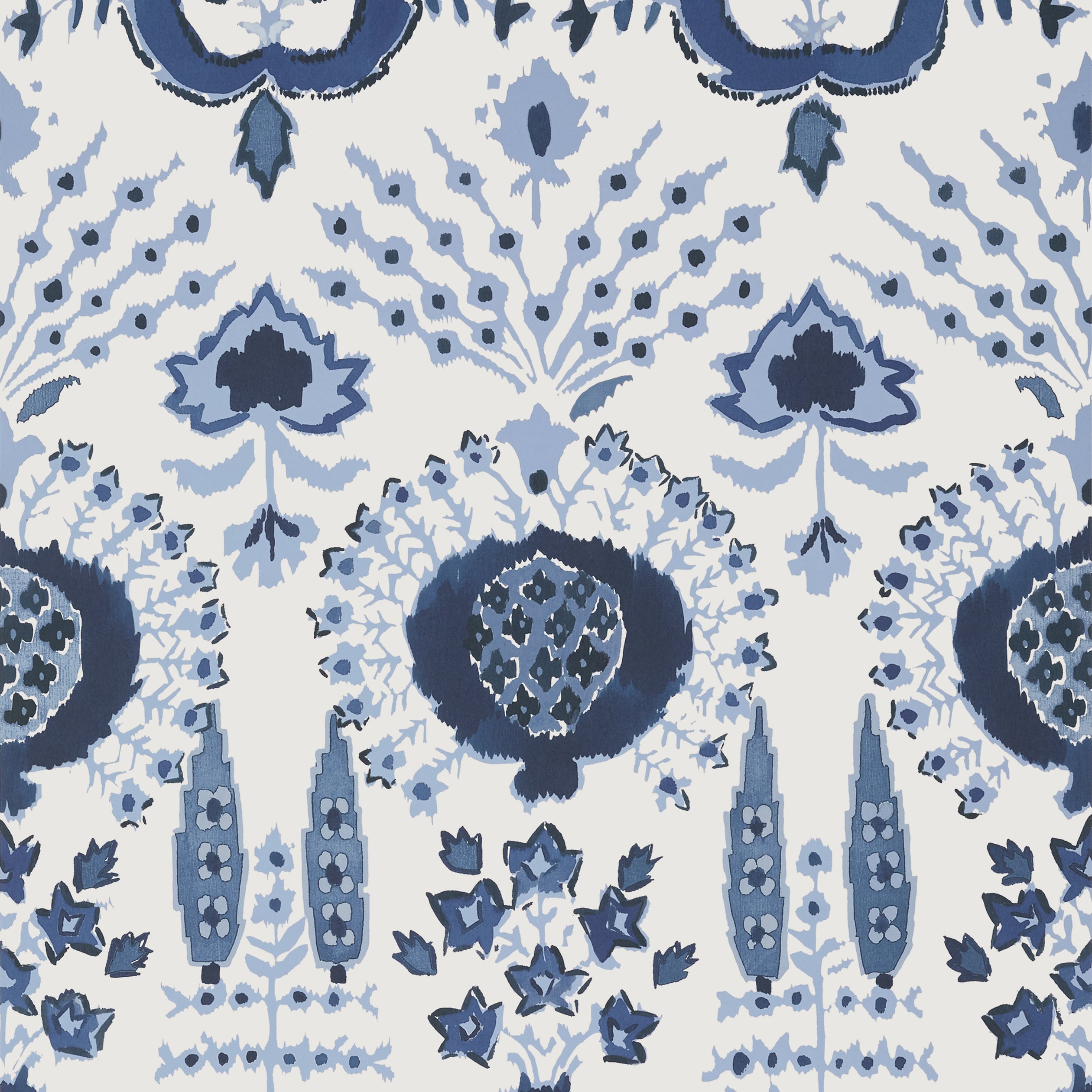 MENDOZA SUZANI - Blue and White
