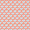EMILY - Coral and Blue