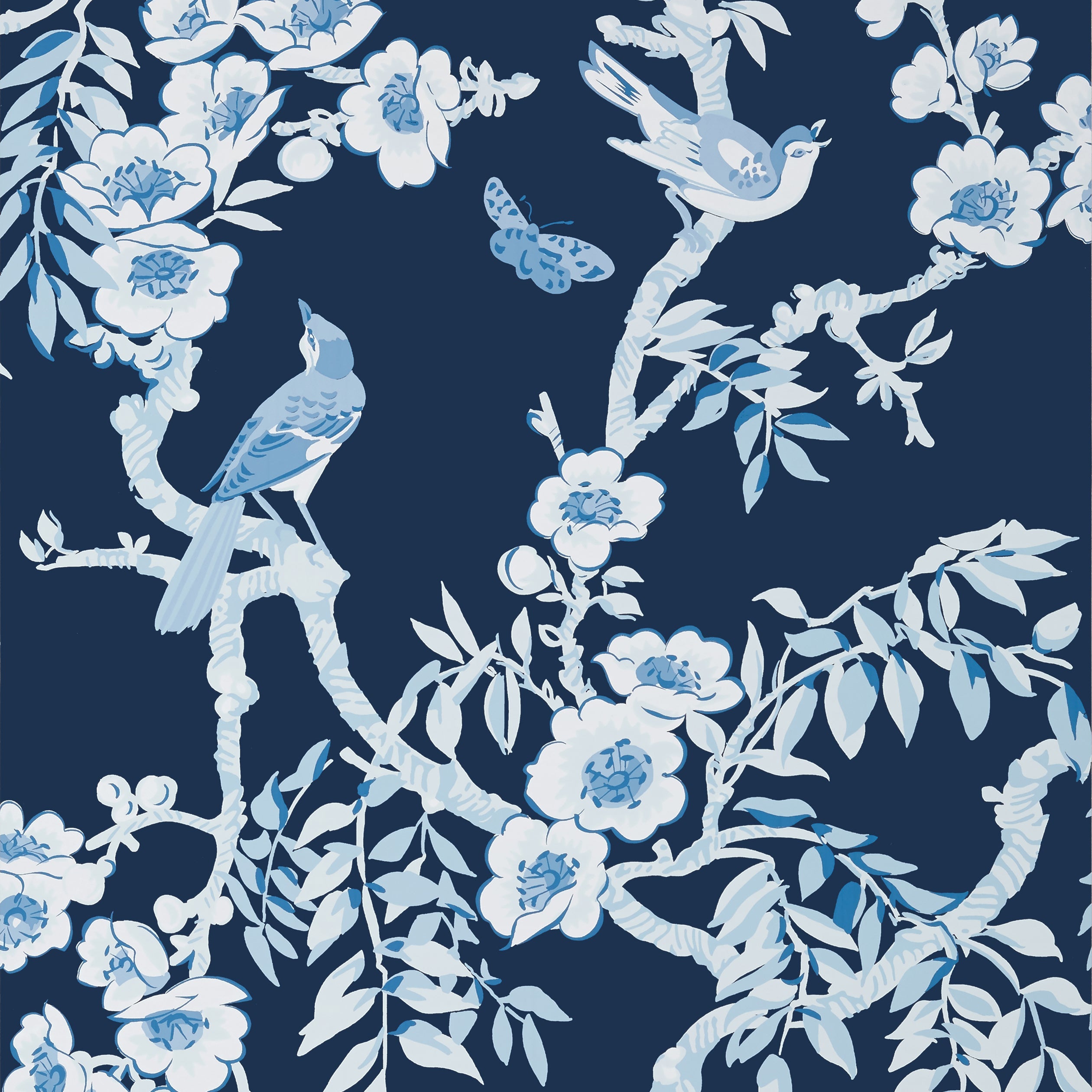 YUKIO - Navy and White