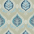 MIDLAND - Aqua and Beige