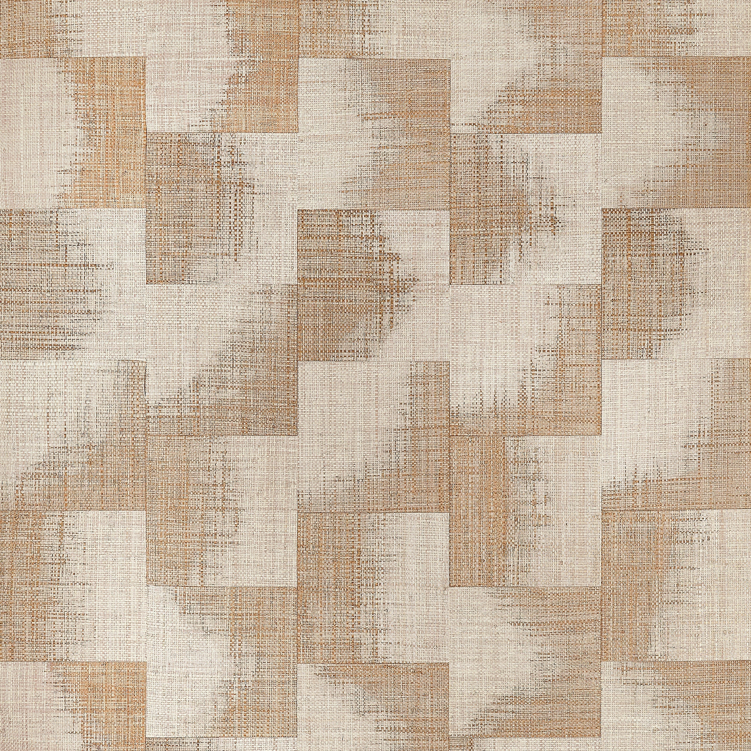 RAFFIA SQUARES - Beige
